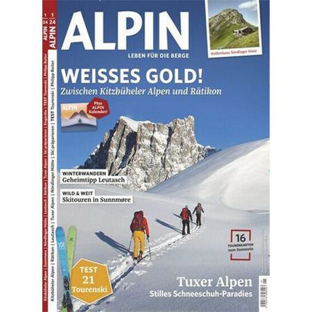 12 Ausgaben der Zeitschrift „Alpin“ für 79,20€ + Prämie: 70€ Amazon Gutschein