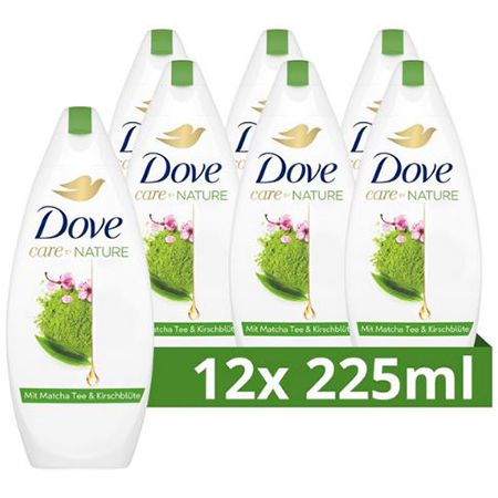 12er Pack Dove Care by Nature Duschgel Matcha &#038; Kirschblüte ab 21,93€ (statt 30€)