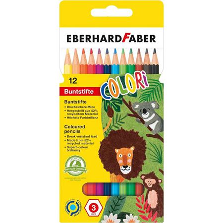 12er Pack Eberhard Faber   Colori Buntstifte für 1,34€ (statt 2€)
