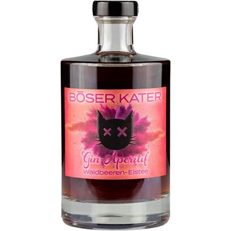 Böser Kater Waldbeeren-Eistee Gin Aperitif, 0,5l, 15,2% Vol. für 20,28€ (statt 23€)