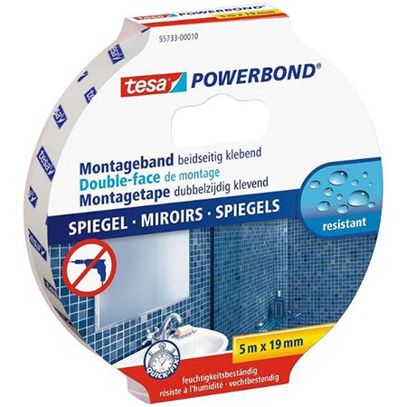 tesa Powerbond Mirror   Doppelseitiges Montageband für 7,06€ (statt 12€)