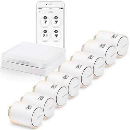 8x Netatmo Heizkörper Thermostat + Bridge für 399,95€ (statt 591€)