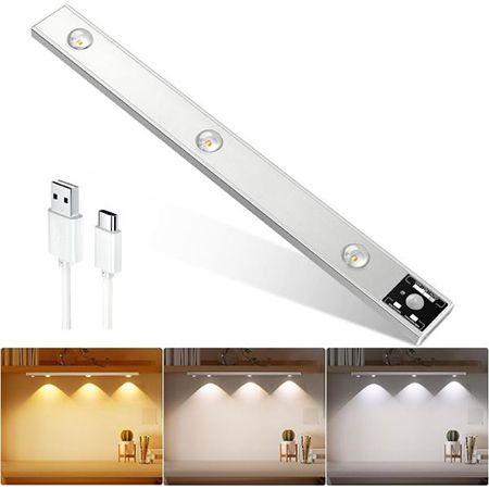Tailcas LED Unterbauleuchte mit USB C, dimmbar für 10,99€ (statt 22€)