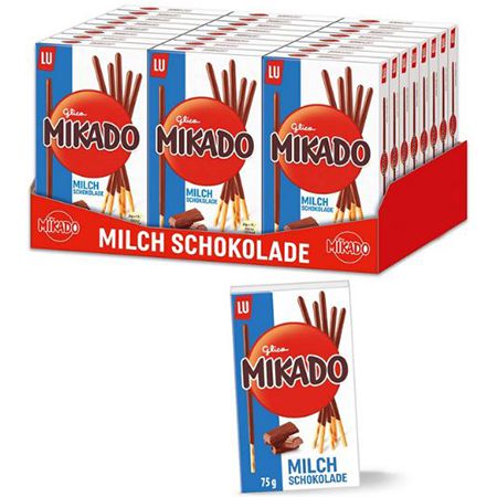24er Pack Mikado Kekse mit Milchschokolade, 75g für 27,99€ (statt 31€)