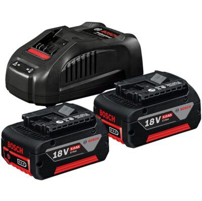 🔋 Bosch Akku 2x 18V 5.0AH + Ladegerät GAL1880CV für 133,99€ (statt 163€)