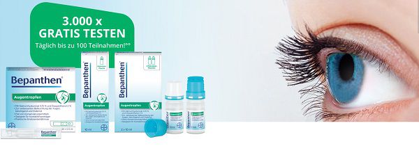 Bepanthen® Augentropfen gratis ausprobieren