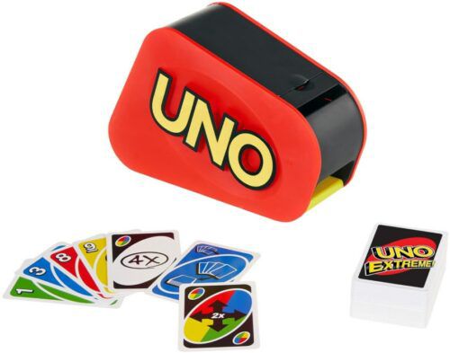 Uno Extreme mit Zufallsschleuder für 2 bis 10 Spieler für 23,69€ (statt 35€)