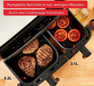 Tefal Dual Easy Fry & Grill 8,3 Liter Heißluftfritteuse für 184,86€ (statt 240€)