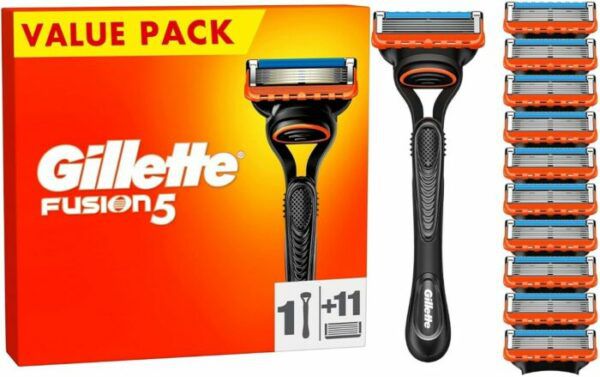 Gillette Fusion 5 Nassrasierer + 11 Rasierklingen ab 27,99€ (statt 34€)