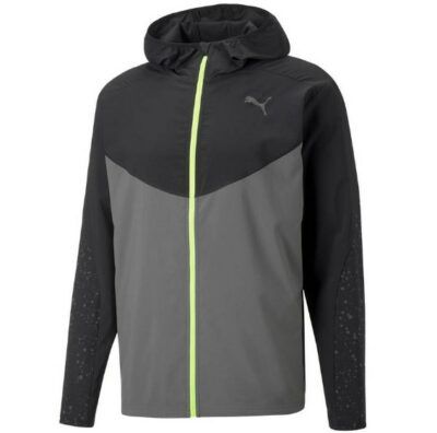 Puma Running Jacket Men in Castlerock/Black für 44,76€ (statt 56€)