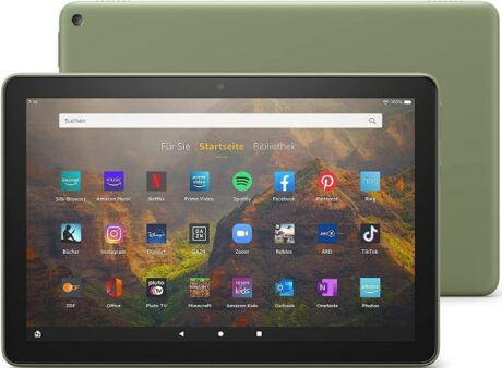 Amazon Fire HD 10 Tablet 10,1 Zoll   32 GB   Full HD in Olive für 69,99€ (statt 100€)