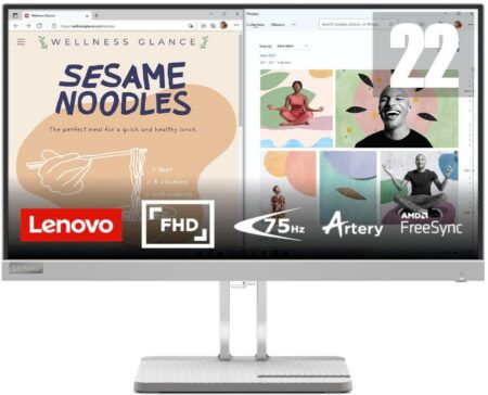 Lenovo L22e 40 Full HD Monitor mit 75Hz und AMD FreeSync für 84,99€ (statt 103€)