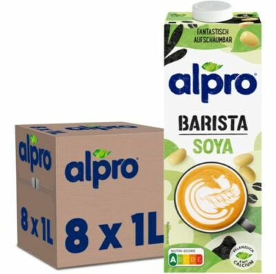 Alpro vegane Drinks  z.B. 8x Barista Hafer Drink ab 14,62€ (statt 22€)
