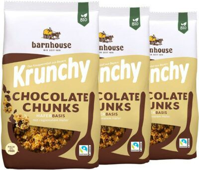 3 x 500g Bio Hafer Schoko Knuspermüsli aus Bayern für 10,95€ (statt 16€)