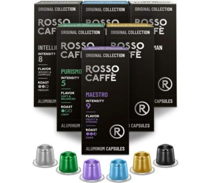 60er Pack ROSSO CAFFÈ Kaffeekapseln (für Nespresso) ab 13€ (statt 24€)