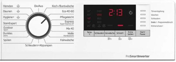 BEKO 8kg Waschmaschine mit 1400U/Min ab 355€ (statt 438€)