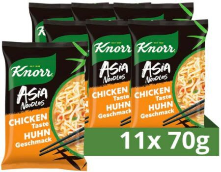 11x Knorr Asia Noodles Instant Nudeln Huhn Geschmack für 5,19€ (statt 8€)