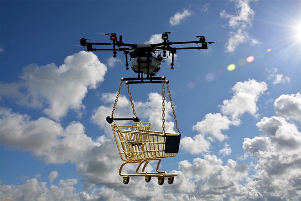 LieferMichel von REWE liefert Einkäufe per Drohne