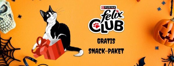 Mit dem FELIX® Club ein Snack Paket gratis   nur für Neuanmeldungen
