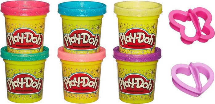 PlayDoh Glitzerknete für fantasievolles und kreatives Spielen für 6,99€ (statt 13€)