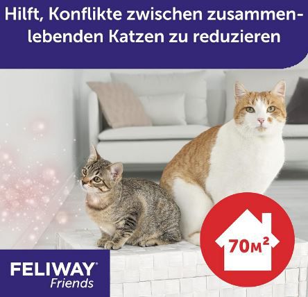 Feliway Friends Start Set für Katzen mit Verdampfer & Flakon ab 19,19€ (statt 27€)