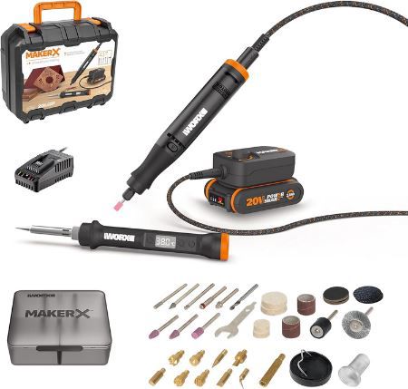 WORX MakerX WX988 Akku Multi Werkzeug & Lötkolben Set für 99,99€ (statt 159€)