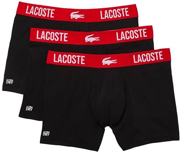 3er Pack Lacoste Boxershorts in Unifarben für 23,03€ (statt 34€)