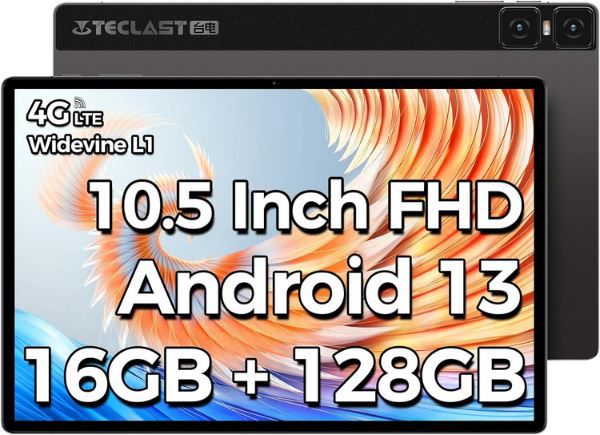 Teclast T45 HD Tablet mit 10,5, 16GB RAM + 128GB ROM für 109,99€ (statt 200€)