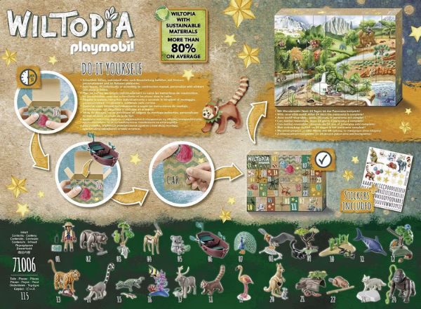 PLAYMOBIL Wiltopia 71006 DIY Do it Yourself Adventskalender für 21,99€ (statt 27€)