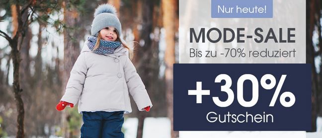 Babymarkt: Mode Sale mit bis zu 70% Rabatt + 30% Extra   Nur Heute!