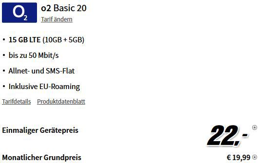 Honor 90 512GB + Pad X9 Tablet für 22€ + O2 AllNet 15GB LTE für 19,99€ mtl.
