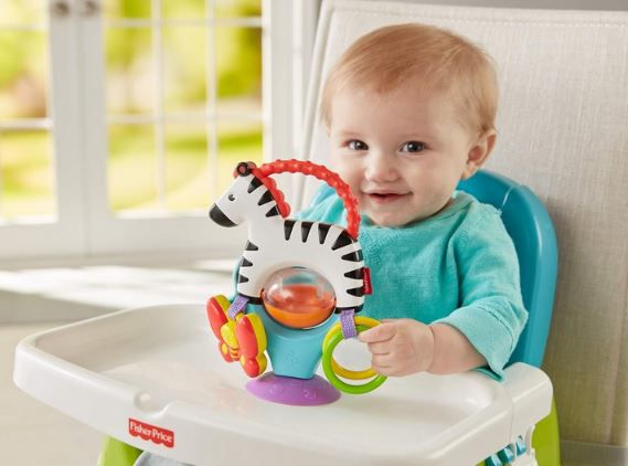 Fisher Price FGJ11 Zebra Spielzeug für Hochstühle für 9,99€ (statt 13€)