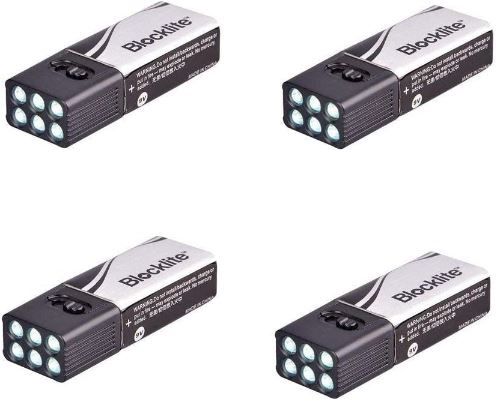 4er Pack Docooler 9 Volt LED Taschenlampe für 18,59€ (statt 31€)