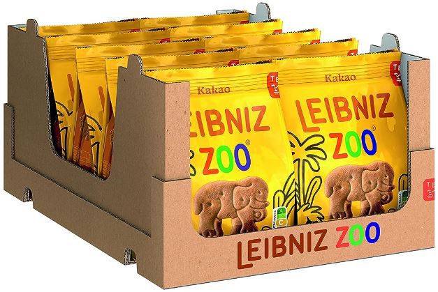 12er Pack Leibniz Zoo Kakao Butterkeks in Tierform für 15,79€ (statt 19€)