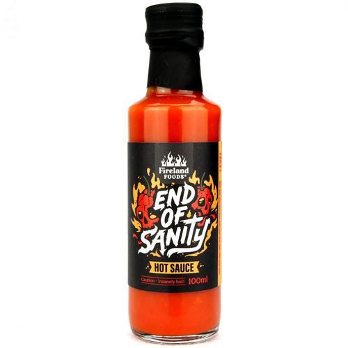 Fireland Foods End Of Sanity Carolina Reaper Chilli Sauce, 100ml für 10,12€ (statt 14€)