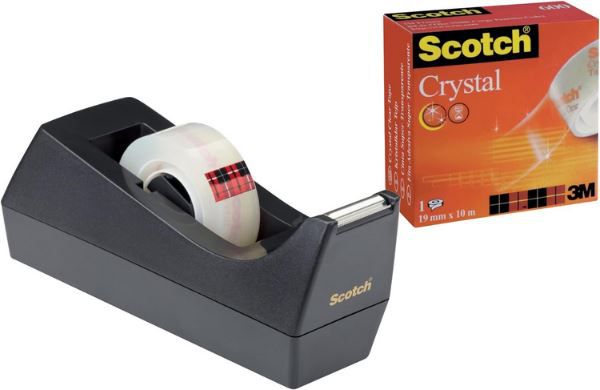 2x Scotch C38 Tischabroller + Scotch Crystal Klebeband für 8,98€ (statt 14€)