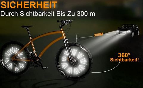 36er Pack chivving Fahrrad Speichenreflektoren für 4,89€ (statt 7€)