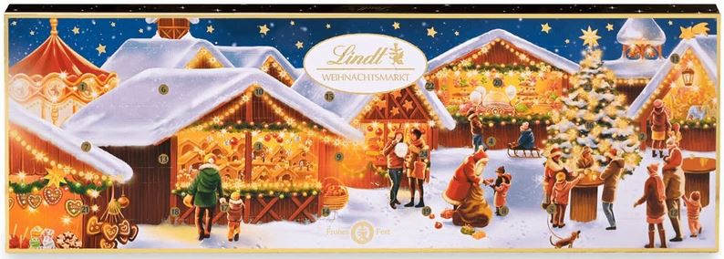 Lindt Weihnachtsmarkt Adventskalender 2023 für 14,94€ (statt 25€)