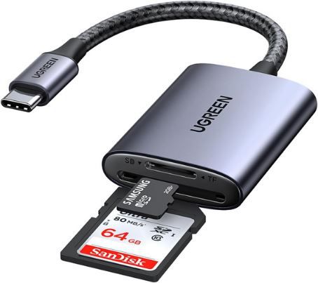 UGREEN USB C Kartenleser mit 2 Slots für 11,99€ (statt 17€)