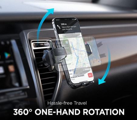 Lisen Auto Handyhalterung mit Einhandbedienung für 7€ (statt 11€)