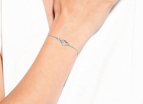 Swarovski Infinity Heart Armband mit 24 Swarovski Kristallen für 44€ (statt 55€)