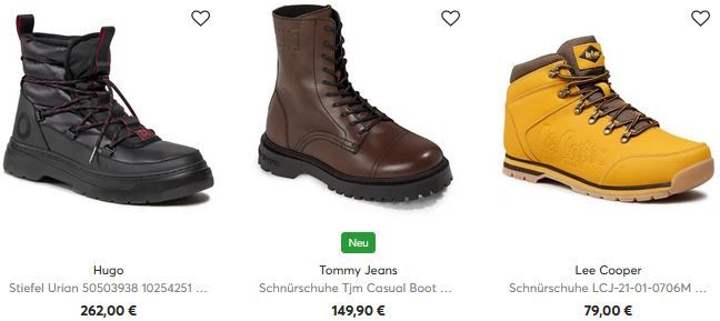 eSchuhe: 15% Rabatt ab 70€ oder 25% Rabatt ab 90€ Warenwert   Auch Sale!