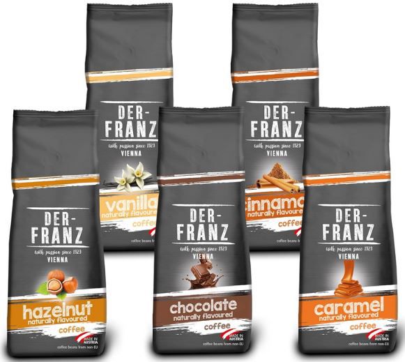 Der Franz Kaffee Mixpaket mit 5 Sorten á 500g für 17,66€ (statt 27€)