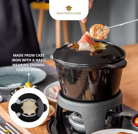 MasterClass Fondue Set aus Gusseisen für 41,20€ (statt 62€)