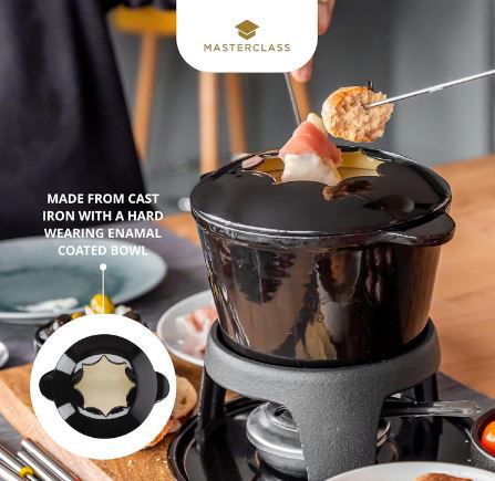 MasterClass Fondue Set aus Gusseisen für 59,99€ (statt 68€)