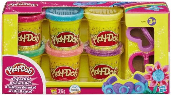 PlayDoh Glitzerknete für fantasievolles und kreatives Spielen für 6,99€ (statt 13€)