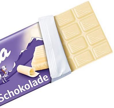 22 x 100g Milka Weiße Schokoladentafel ab 15,64€ (statt 20€)   Nur 0,71€ pro Tafel!