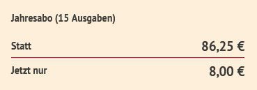 Playboy ePaper Jahresabo [15 Ausgaben] für 8€ (statt 86€)