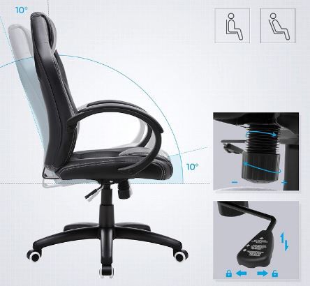 Songmics OBG56B Büro und Gaming Stuhl für 96,99€ (statt 115€)