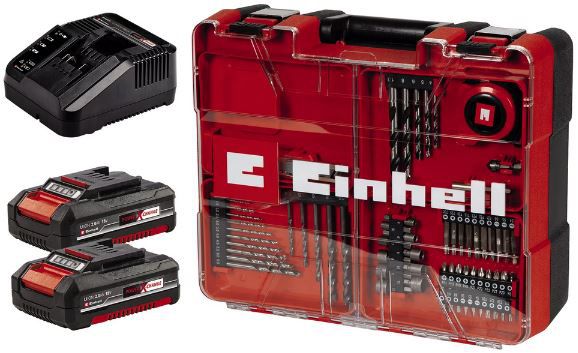 Einhell TE CD 18/2 Li i +64 Akku Schlagbohrschrauber Set für 99,99€ (statt 129€)